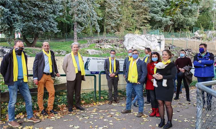 Die Liberalen besuchten den Zoo Neuwied noch vor dem „Lockdown light“ und informierten sich über die Lage in der Coronakrise.Fotos: FDP