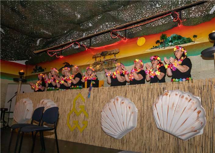 Die Lindenblüten moderierten die Mädchensitzung.