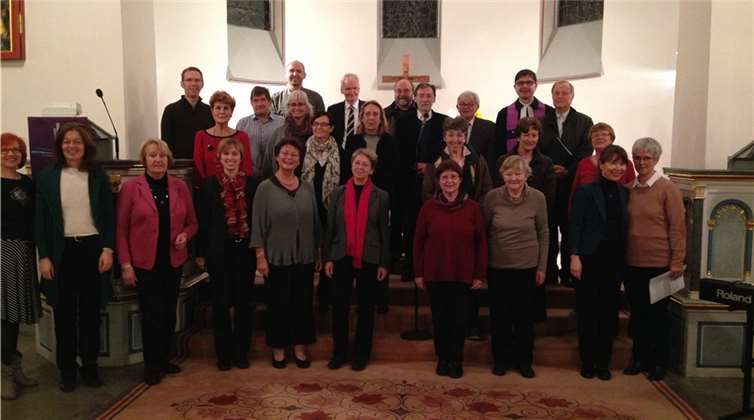 Die Linzer Chöre beim ökumenischen Gottesdienst. privat