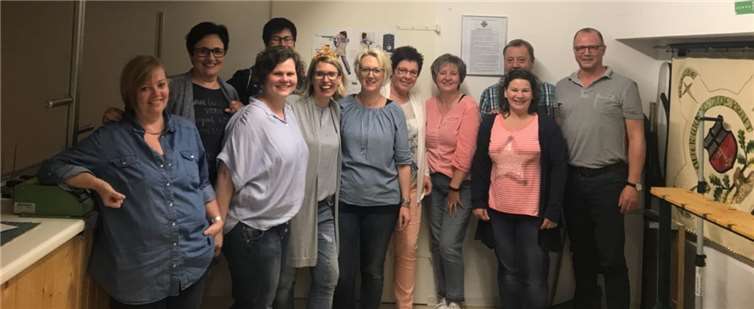 Die Linzer Möhnen bei den St.-Sebastianer Schützen. Privat