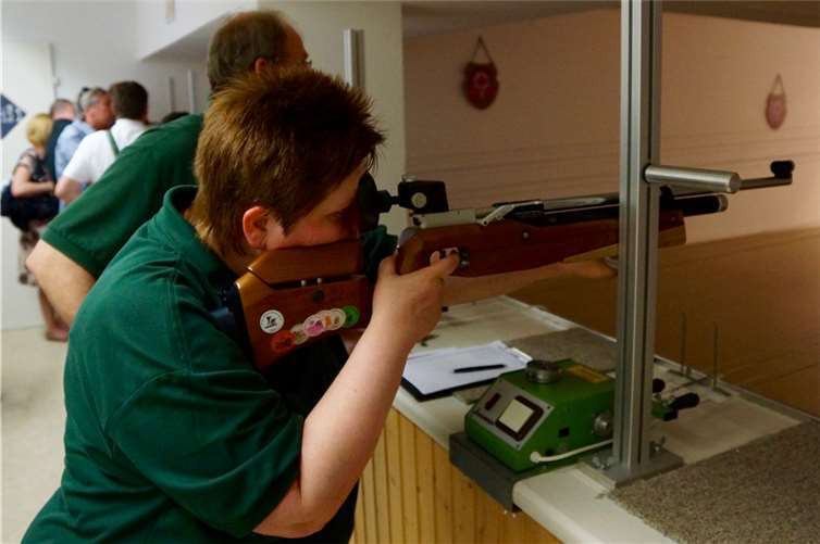 Die Linzer Sebastianer-Schützen in Aktion.privat