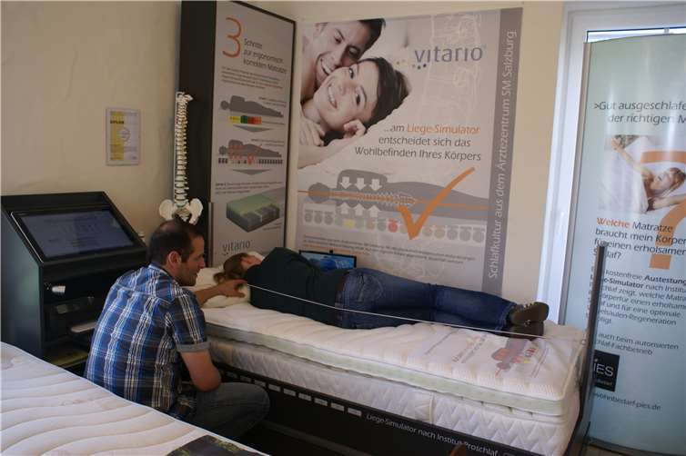 Die Lösung: Individuell vermessene Matratzen.Quelle: Wohnbedarf Pies