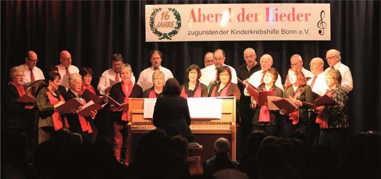 Die Lokalmatadoren, der Kirchenchor Nürburg/Meuspath. SES