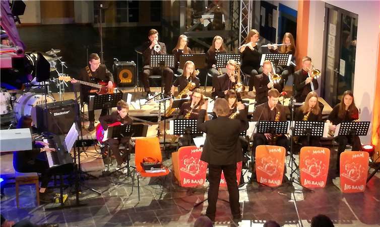 Die MGM Big Band präsentiert ein breitgefächertes, stilistisch vielfältiges Programm in unterschiedlichen und abwechslungsreichen Klanggewändern . Foto: privat