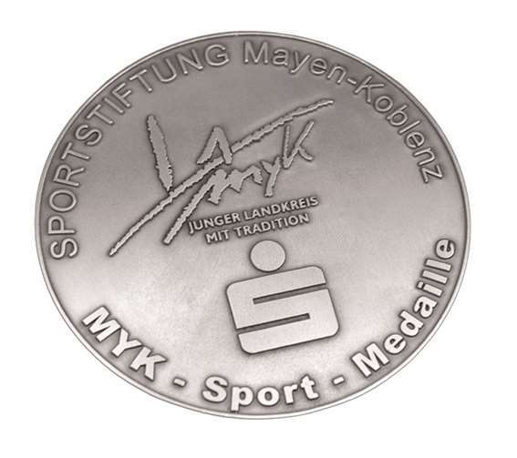 Die MYK-Sport-Medaille.KV MYK