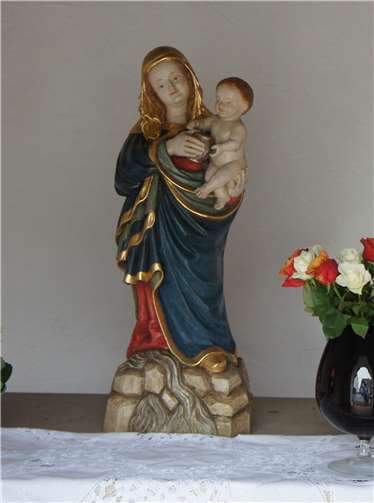 Die Madonna erstrahlt in neuem Glanz.Fotos: privat