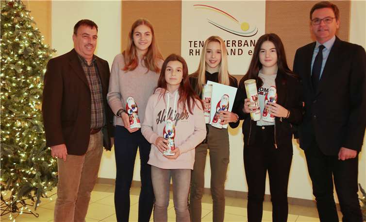 Die Mädchen-U15-Mannschaft des TC Mülheim-Kärlich wurde Rheinlandmeister mit Meike Kohler, Annalena Noll, Mara Porcos, Jil Hassinger und Alice Ehrenlechner.