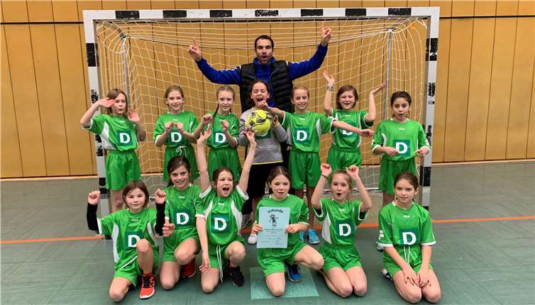 Die Mädchen der Grundschule Mendig holten sich den Kreismeistertitel.