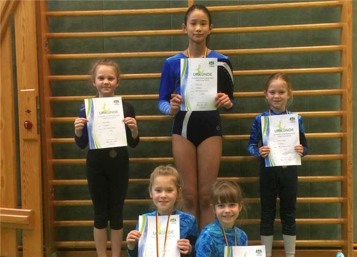 Gute Platzierungen für die jungen Sportlerinnen und Sportler Die Mädchen konnten stolz auf ihre erzielten Leistungen sein.