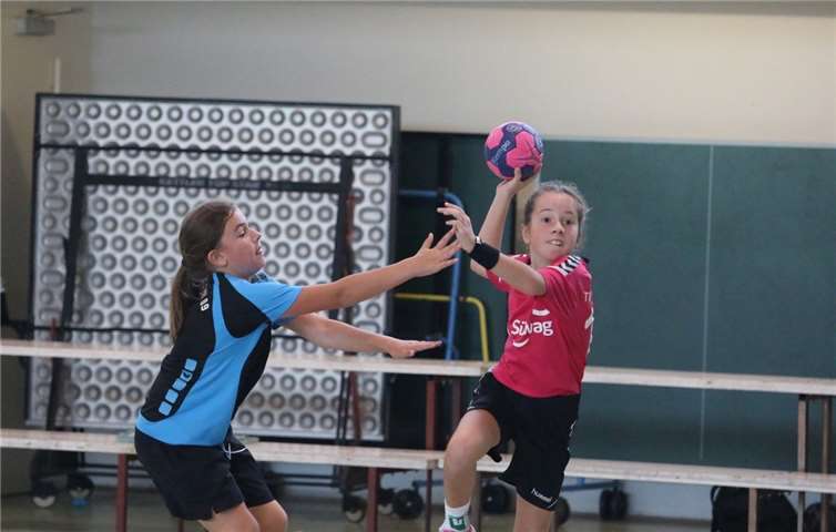 Die Mädchen von der JSG boten ein hervorragendes Spiel. Bernd Weiler