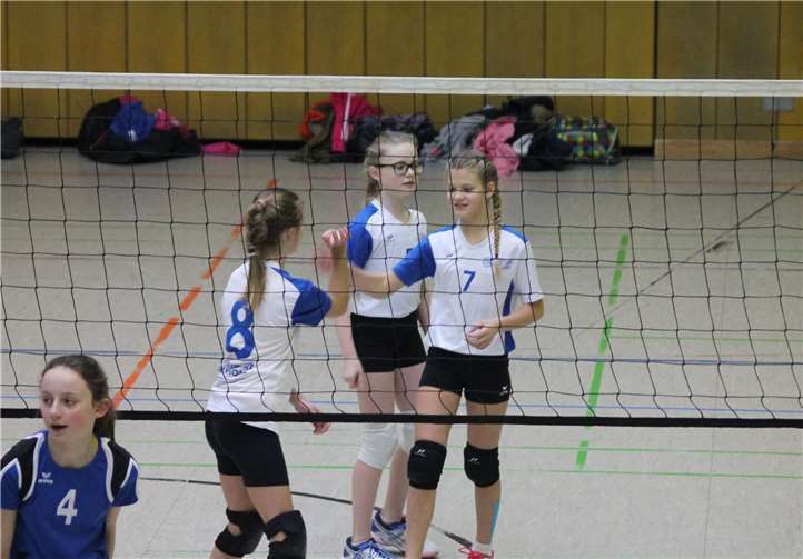 Die Mädels aus Mendig kamen im Laufe des Tages immer besser ins Spiel. privat