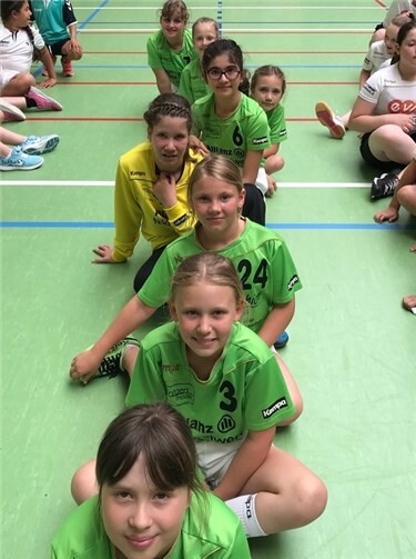 Die Mädels bei der Siegerehrung. Foto: privat