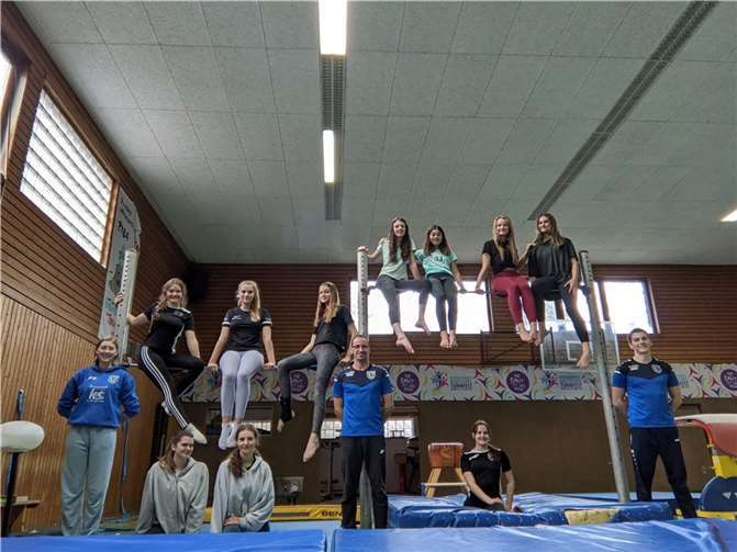 Die Mädels der Leistungsgruppe durften die vereinseigene Halle als ihr Zuhause bezeichnen.  Fotos: Turnverein Vallendar