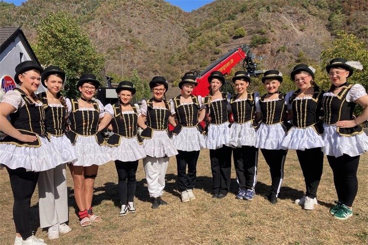 Die Mädels der Showtanzgarde aus Zülpich-Schwerfe erfreuten gleich zweimal mit atemberaubenden Tanzbeiträgen.