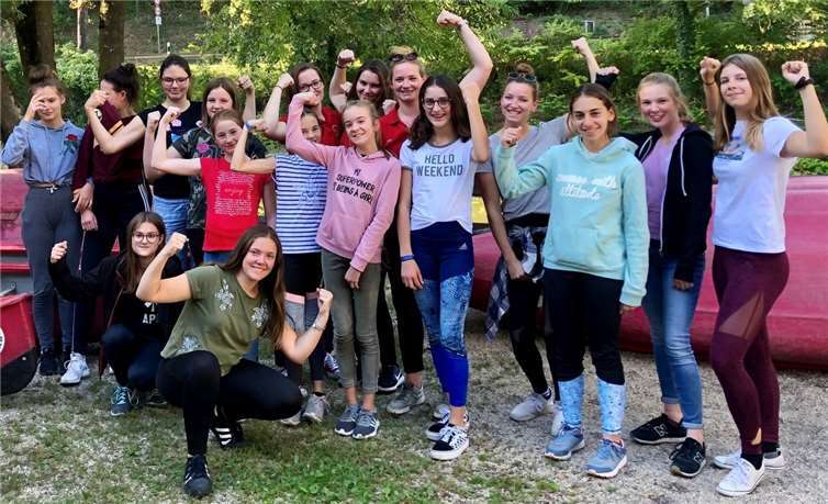 Die Mädels hatten einen sonnigen und sportlichen Tag.Fotos: privat