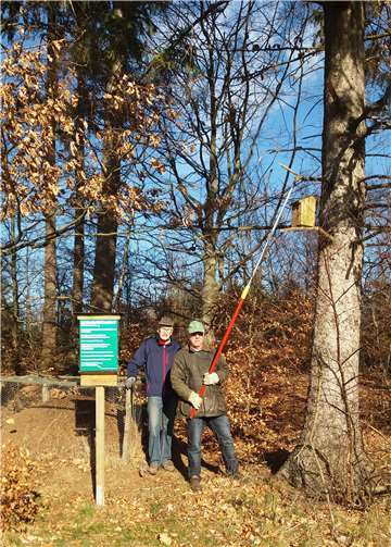 Die Männer bei der Arbeit.Foto: privat