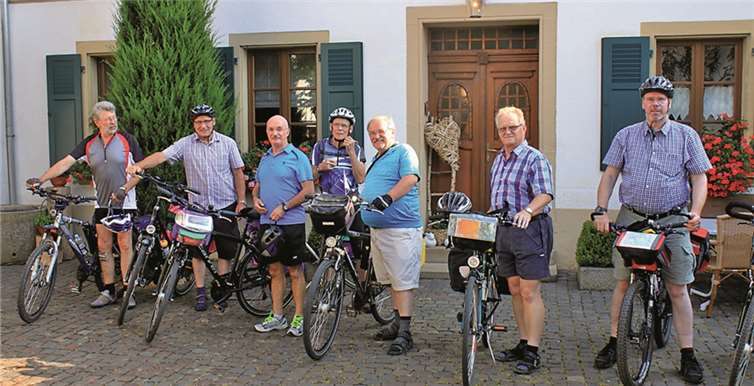 Die „Männer“ legten auf ihrer Jahrestour in vier Tagen 200 Kilometer zurück. privat