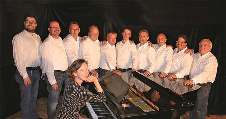 Die Männervokalgruppe „Häzzblood“ unter der Leitung von Marietheres Görgen ist am 26. Oktober zu Gast in Kettig. privat