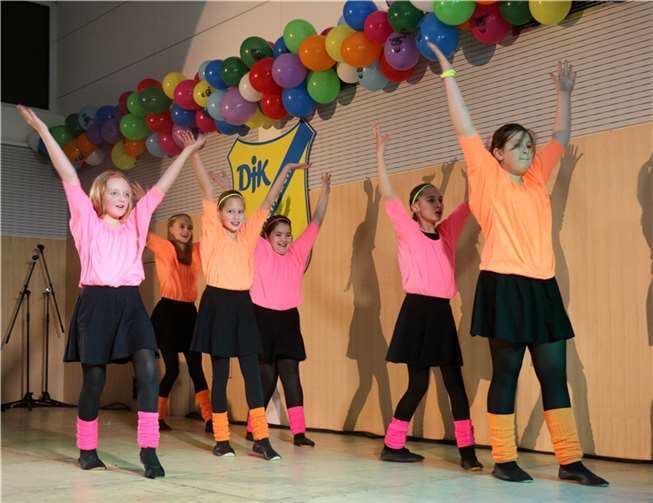 Die Magic Girls zeigten einen selbst einstudierten Tanz.SES