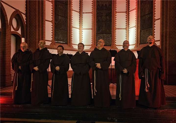 Die Magic Gregorian Voices.  Foto: Miro Live UG