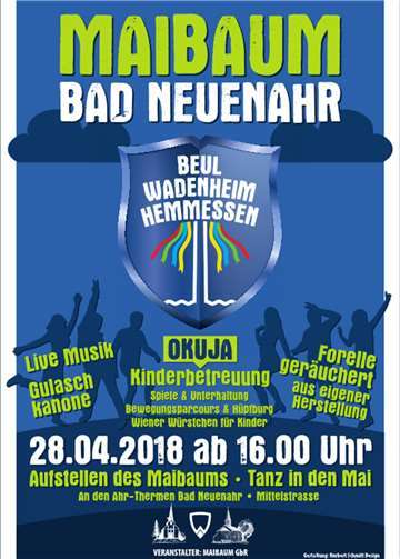 Die Maibaumgesellschaft lädt zum gemeinsamen Maibaumaufstellen ein. Norbert Schmitt