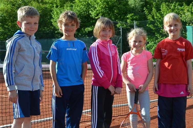 Die Mainzelmännchen 2015 (v.l.): Paul Ulrich, Jonathan Dazert, Emma Förger, Julia Schilling, Liv Wernecke.privat