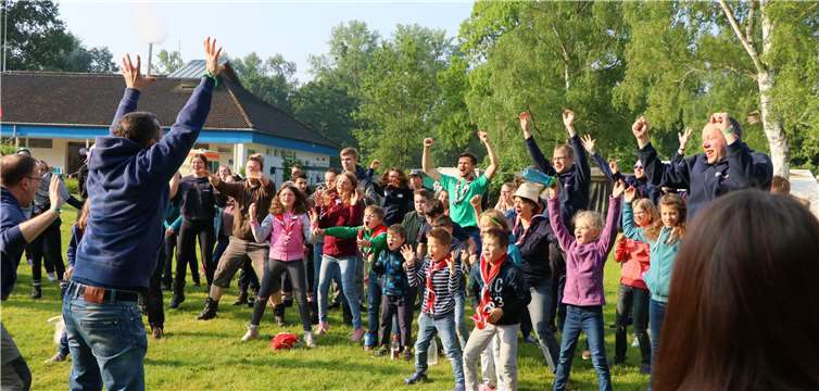 Die Malteser Jugend beim letztjährigen Zeltlager.Foto: Felix Benthe