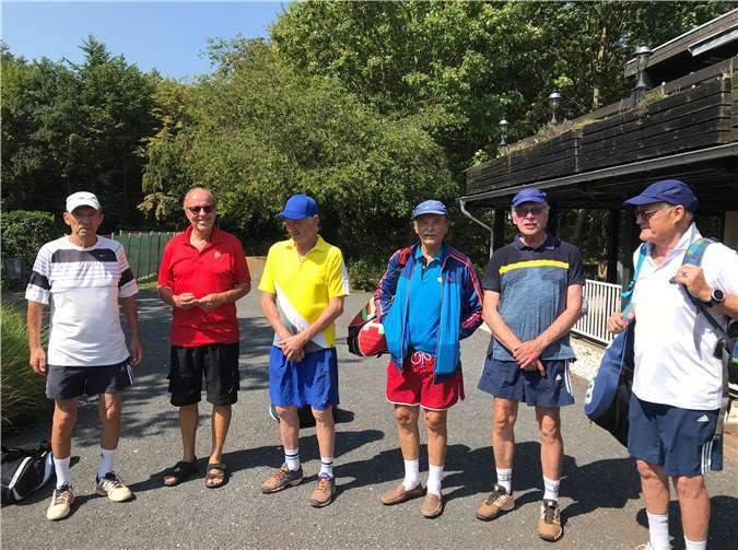 Die Mannschaft Herren 75 des Tennisclubs Blau-Weiß Meckenheim hat in diesem Jahr ihr Saisonziel erreicht. Foto:privat