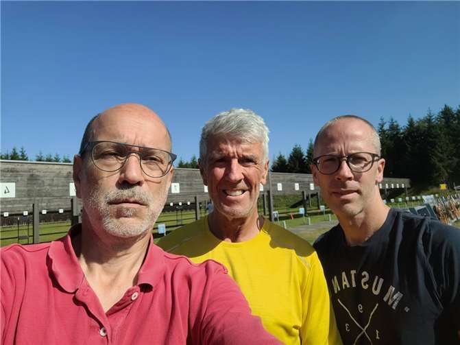 Die Mannschaft SGi v.l. Raimund Adams, Josef Bayer und Marcel Dix. Quelle: SGi