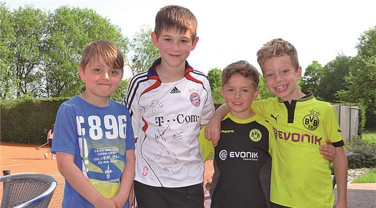 Die Mannschaft U10 des TC Steimel.