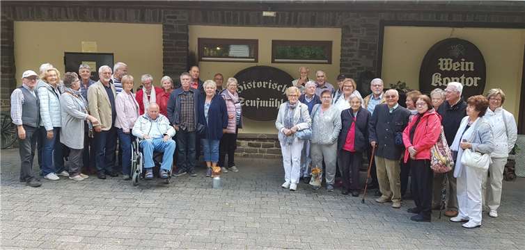 Die Mannschaft auf ihrem Ausflug.Privat