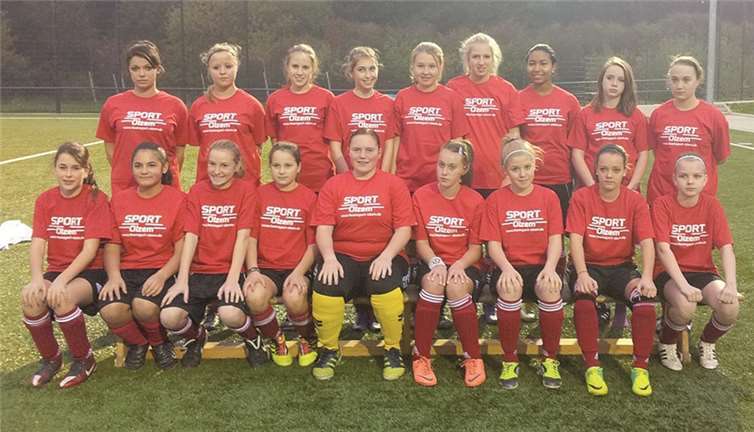 Die Mannschaft der C-Mädchen. privat