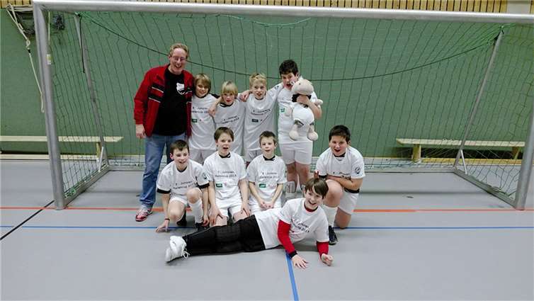 Die Mannschaft der E1-Jugend im Januar 2013. privat