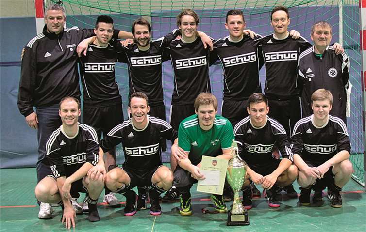 Die Mannschaft der SG Hocheifel I ist Sieger im Hallenturnier der VBG. -SES-