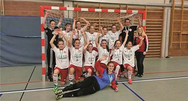 Die Mannschaft der U15-Juniorinnen hat die Hallen-Rheinlandmeisterschaft gewonnen. privat