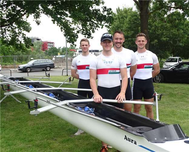 Die Mannschaft des GTRVN-Männer-Vierers. Foto: privat