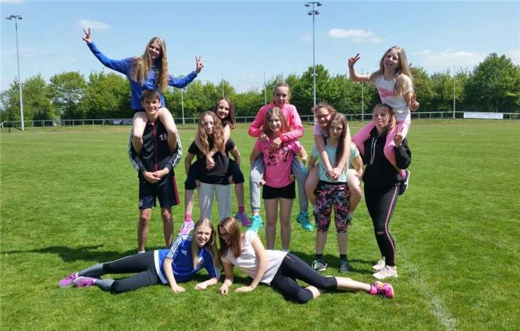 Die Mannschaft des Goethe-Gymnasiums konnte stolz auf sich sein.Goethe-Gymnasium