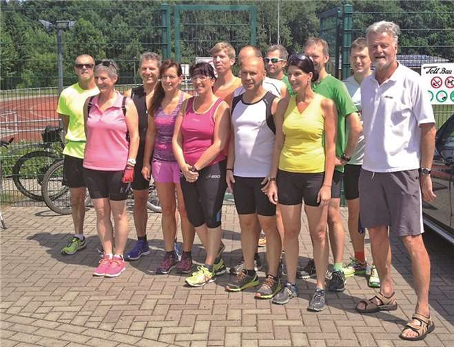 Die Mannschaft des Lauftreffs Puderbach. privat