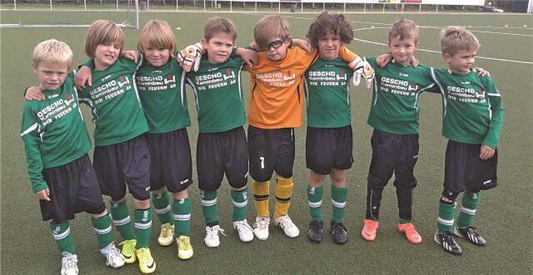 Die Mannschaft des SV Wormersdorf F2. Privat