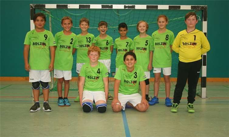 Die Mannschaft freute sich über ihren Sieg.privat