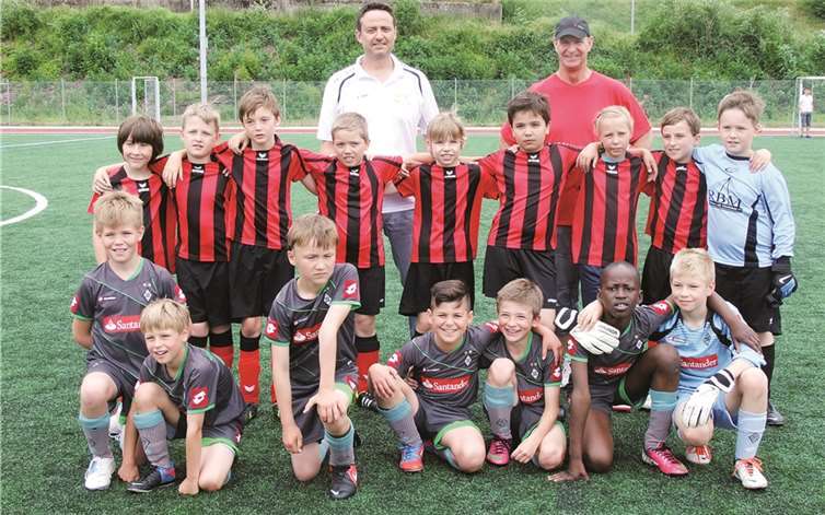 Die Mannschaft von VFL Borussia Mönchengladbach ging im F-Jugend-Turnier als klarer Sieger hervor.privat