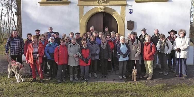 Die Marienkapelle auf dem Karmelenberg bei Bassenheim war das Ziel der Andernacher Wanderfreunde. privat