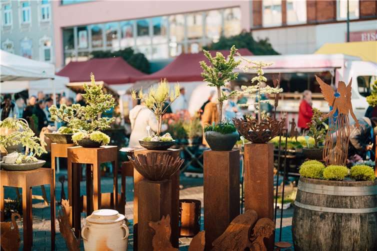 Die Markttage sorgen für herbstliche Stimmung in der Neuwieder Innenstadt. . Foto: Simon David Zimpfer