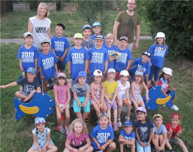 Die „Maulwurfkinder“ der Kita Chateau-Renault verbrachten eine aufregende Nacht in der Kita. Fotos: privat