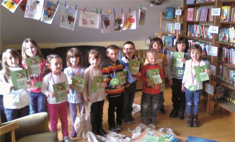 Die Maxi-Kinder der KiTa Rappelkiste Dattenberg konnten den Bibliotheksführerschein erwerben.privat