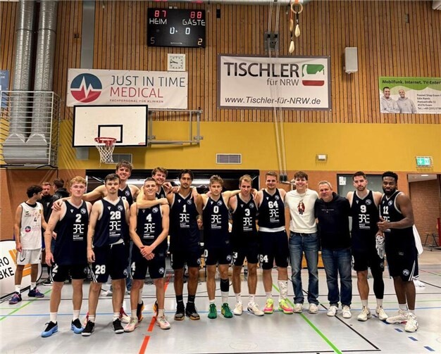 Die Meckenheimer Basketballer gewannen Anfang Oktober in einem spannenden Spiel mit 87:88 gegen die BG Kamp-Lintfort. Foto: privat
