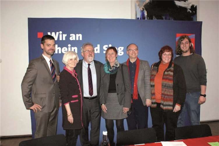 Die Meckenheimer Delegation (v.l.) Daniel Südhoff, Erdmute Rebhan, Dietmar Tendler, Brigitte Kuchta, Werner Albrecht, Barbara Heymann, Tim Romankiewicz. privat