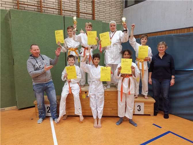 Die Meckenheimer Karate-Kids zeigten tolle Leistungen. Foto: privat