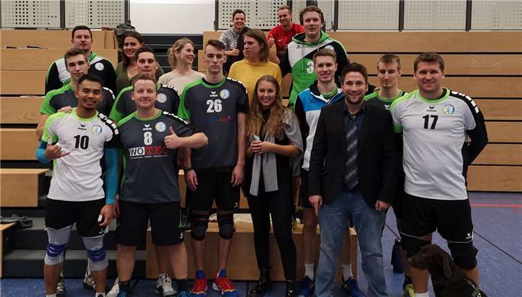 Die Meckenheimer Volleyballer lieferten einen großen Kampf.Foto: privat