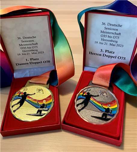 Die Medaillensammlung der Familie Prax wurde erweitert.